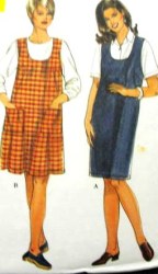 8212 SO EZ SWEET STRT-FLARE POCKET JUMPER PATTERN 40-48''B